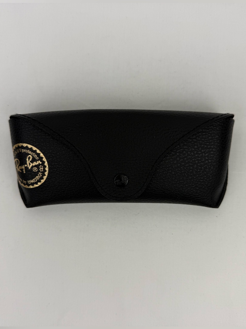 Ray-Ban Black Sunglasses Case with Gold Logo Accent